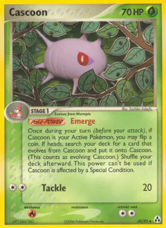 Cascoon 30/92 Uncommon card from Legend Maker