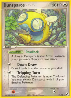 Dunsparce 31/92 Uncommon card from Legend Maker