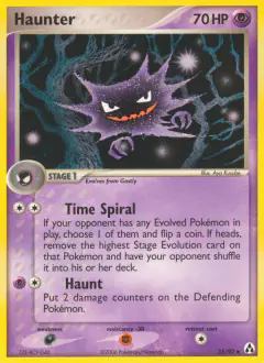 Haunter 35/92 Uncommon card from Legend Maker