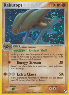Kabutops 7/92 Rare Holo card from Legend Maker