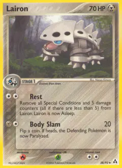 Lairon 38/92 Uncommon card from Legend Maker