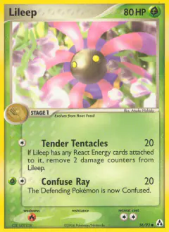 Lileep 56/92 Common card from Legend Maker