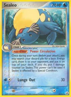 Sealeo 43/92 Uncommon card from Legend Maker