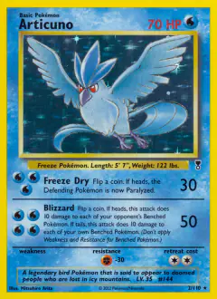 Articuno 2/110 Rare Holo card from Legendary Collection