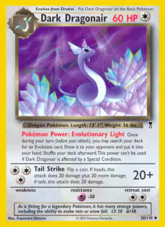 Dark Dragonair 38/110 Uncommon card from Legendary Collection