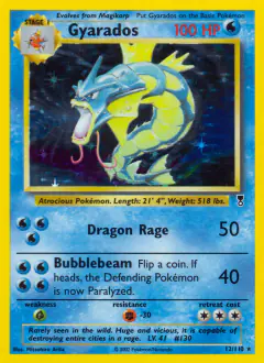 Gyarados 12/110 Rare Holo card from Legendary Collection