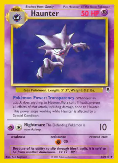 Haunter 46/110 Uncommon card from Legendary Collection