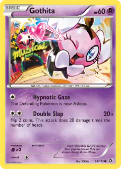 Gothita 69/113 Common card from Legendary Treasures