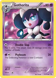 Gothorita 71/113 Uncommon card from Legendary Treasures