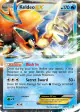 Keldeo-EX 45/113 Rare Holo EX card from Legendary Treasures
