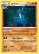 Lucario 80/113 Rare Holo card from Legendary Treasures