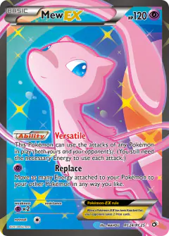 Mew-EX RC24/RC25 Rare Ultra card from Legendary Treasures