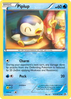 Piplup RC6/RC25 Uncommon card from Legendary Treasures