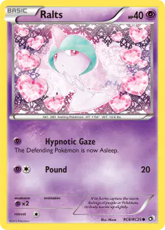 Ralts RC8/RC25 Common card from Legendary Treasures