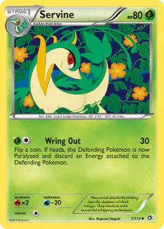 Servine 7/113 Uncommon card from Legendary Treasures