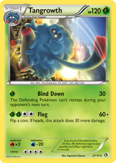 Tangrowth 2/113 Rare card from Legendary Treasures