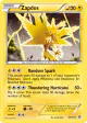 Zapdos 46/113 Rare Holo card from Legendary Treasures