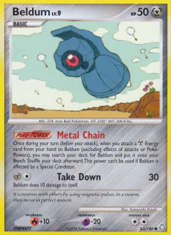 Beldum 83/146 Common card from Legends Awakened