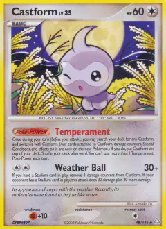 Castform 48/146 Uncommon card from Legends Awakened