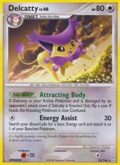 Delcatty 23/146 Rare card from Legends Awakened