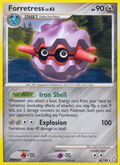 Forretress 28/146 Rare card from Legends Awakened