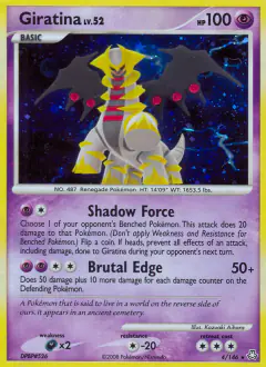 Giratina 4/146 Rare Holo card from Legends Awakened