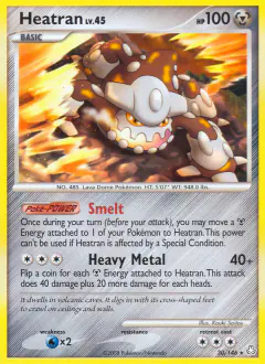 Heatran 30/146 Rare card from Legends Awakened