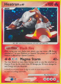 Heatran 6/146 Rare Holo card from Legends Awakened