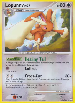 Lopunny 33/146 Rare card from Legends Awakened