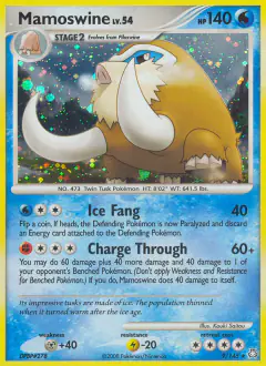 Mamoswine 9/146 Rare Holo card from Legends Awakened