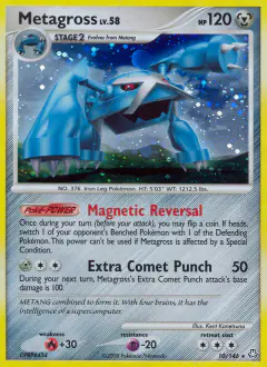 Metagross 10/146 Rare Holo card from Legends Awakened