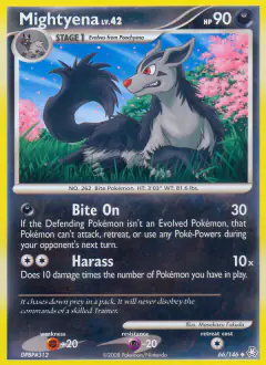 Mightyena 66/146 Uncommon card from Legends Awakened