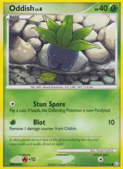 Oddish 111/146 Common card from Legends Awakened