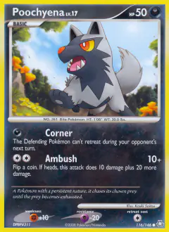 Poochyena 116/146 Common card from Legends Awakened