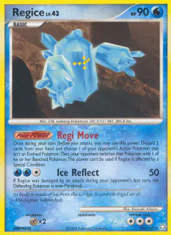 Regice 36/146 Rare card from Legends Awakened