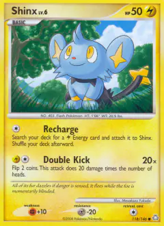 Shinx 118/146 Common card from Legends Awakened