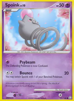 Spoink 121/146 Common card from Legends Awakened
