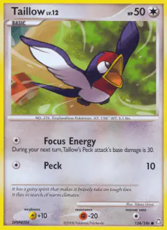 Taillow 124/146 Common card from Legends Awakened