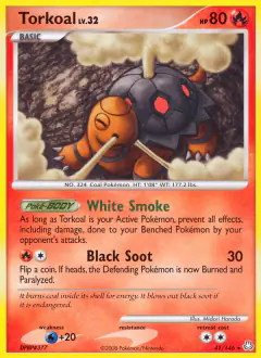 Torkoal 41/146 Rare card from Legends Awakened