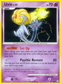 Uxie 43/146 Rare card from Legends Awakened