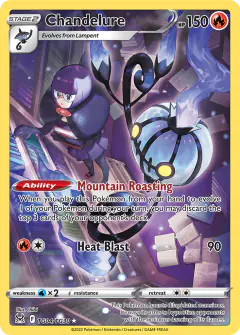 Chandelure TG04/TG30 Trainer Gallery Rare Holo card from Lost Origin