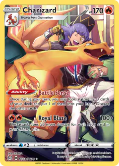 Charizard TG03/TG30 Trainer Gallery Rare Holo card from Lost Origin