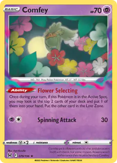 Comfey 079/196 Rare card from Lost Origin