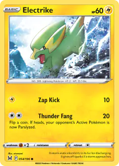 Electrike 054/196 Common card from Lost Origin