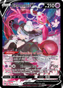 Enamorus V TG18/TG30 Rare Holo V card from Lost Origin