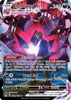 Eternatus VMAX TG22/TG30 Rare Holo VMAX card from Lost Origin