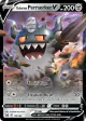 Galarian Perrserker V 129/196 Rare Holo V card from Lost Origin