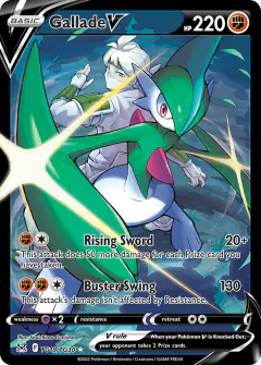Gallade V TG19/TG30 Rare Holo V card from Lost Origin