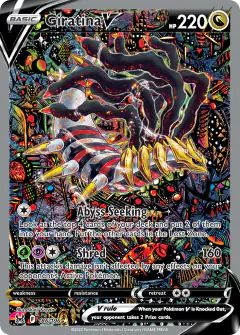 Giratina V 186/196 Rare Ultra card from Lost Origin