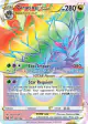 Giratina VSTAR 201/196 Rare Rainbow card from Lost Origin